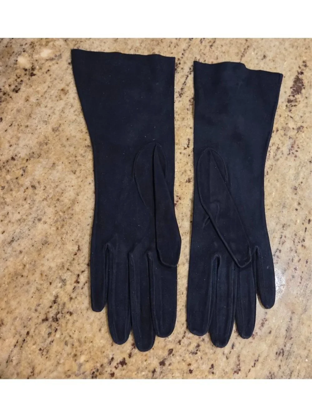 Vintage Womens Size M 7 Blue Suede Leather Formal 11